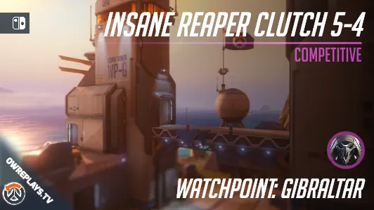 INSANE REAPER CLUTCH 5-4 | OWReplays — Share Overwatch Replay Codes
