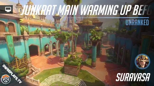 Junkrat main warming up before comp | OWReplays — Share Overwatch ...