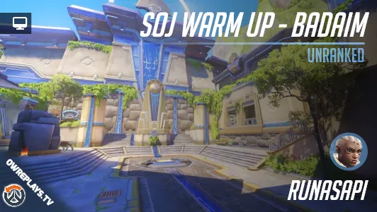 Soj warm up - badaim | OWReplays — Share Overwatch Replay Codes